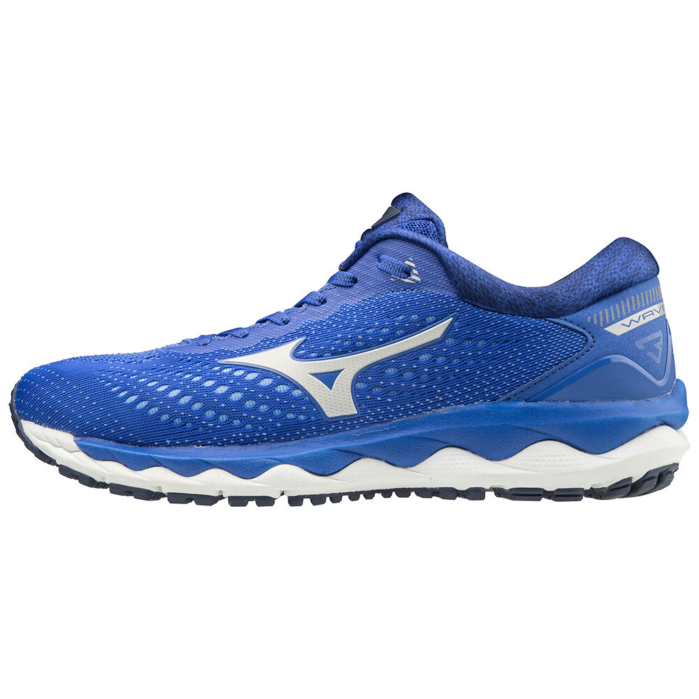 Mizuno WAVE SKY 3 Női Futócipő Kék MCL841965